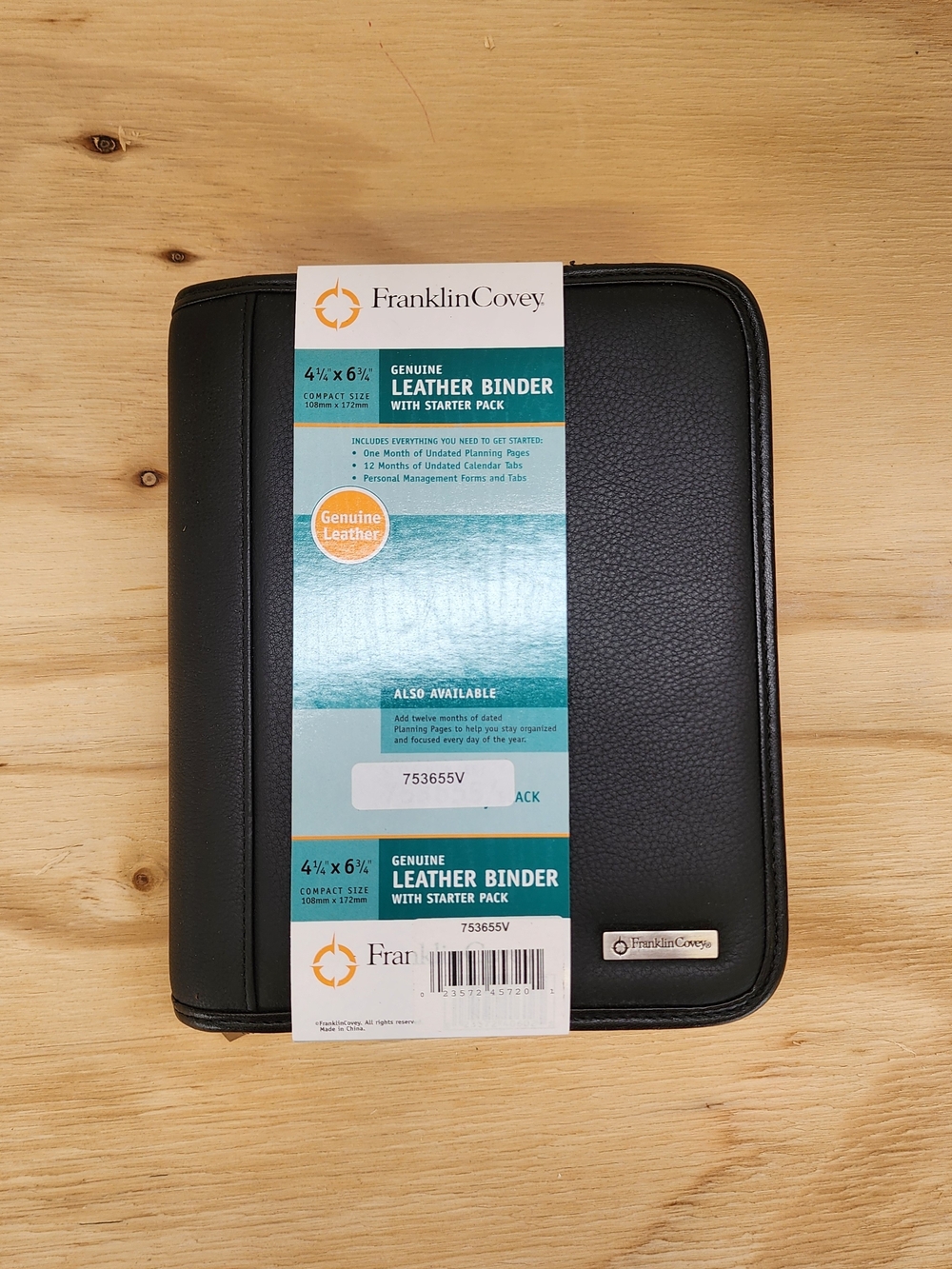 Franklin Covey • Leather Planner • Brand New- Deadstock